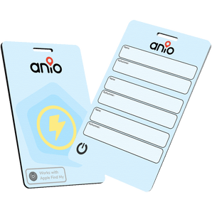 Anio BagTag - Ortungskarte mit Notfallkontakten