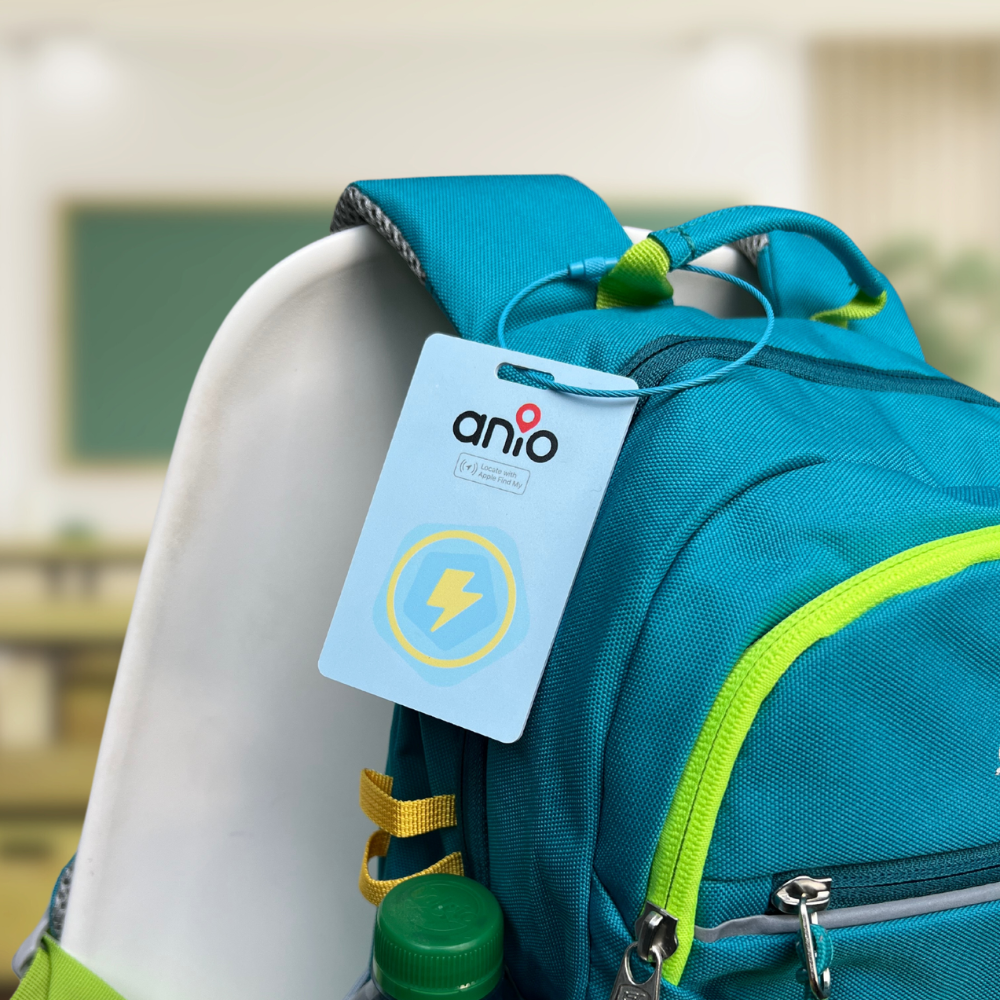 Anio BagTag - Ortungskarte mit Notfallkontakten