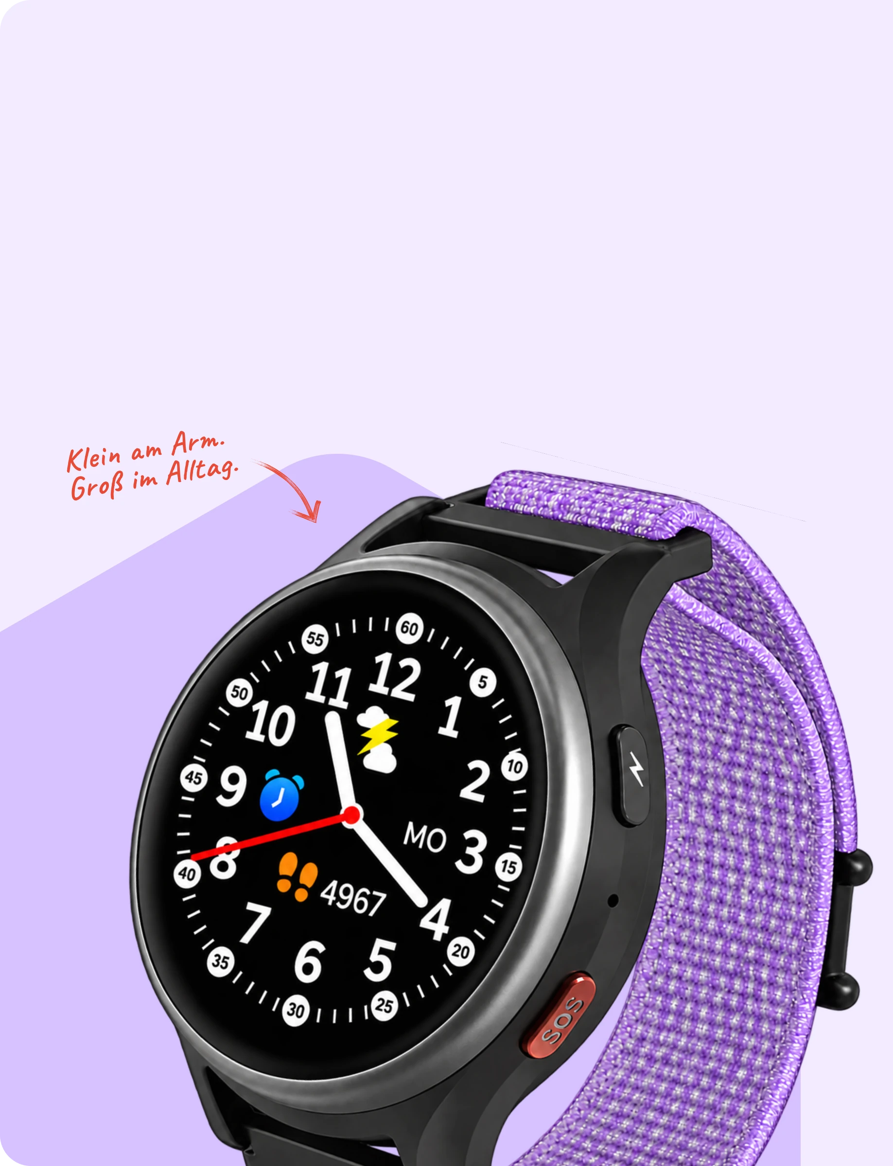Anio 6 mit violettem Armband