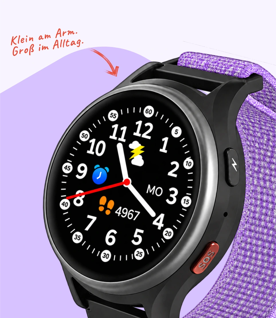 Anio 6 mit violettem Armband