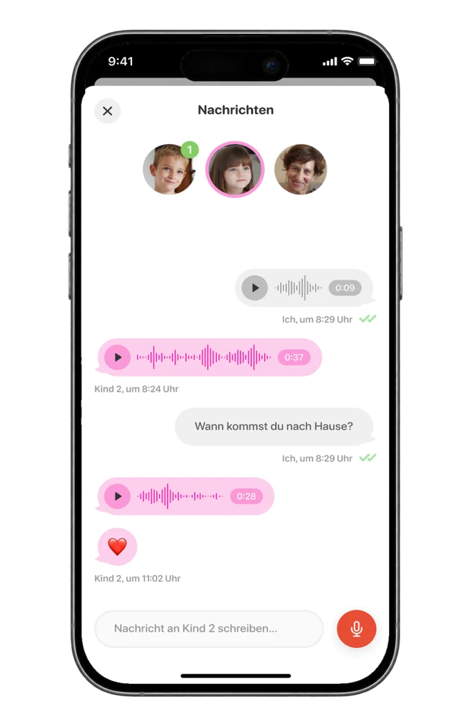 Chat in der Anio App