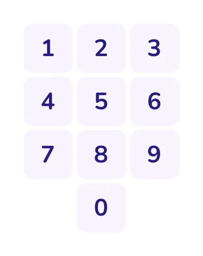 Erweitertes Wählfeld in der Anio App