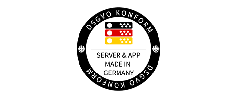 DSGVO-konform – Server und App aus Deutschland